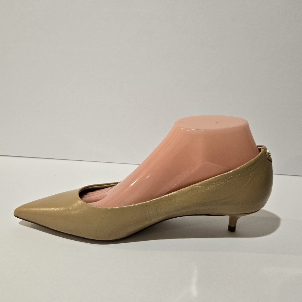 Sam Edelman Women's Franci Pointed Toe Lux Tan Kitten Shoes 8 - Picture 3 of 10